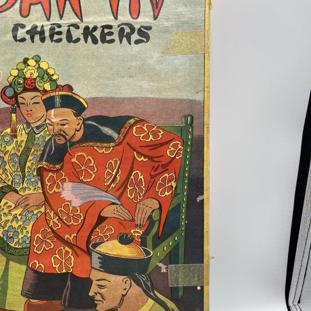 Vintage Baldwin Mfg Man-Dar-In Chinese Checkers Marble Board Game 1940's USA VTG - Picture 2 of 16
